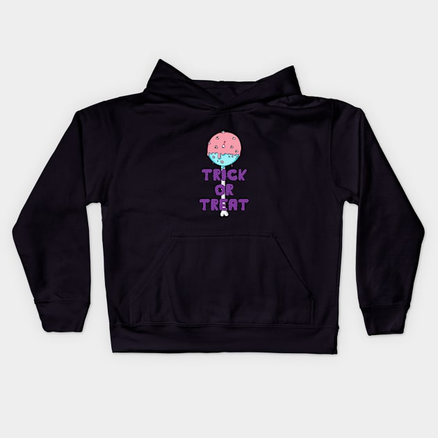 Halloween Candy Kids Hoodie by eriksandisatresa